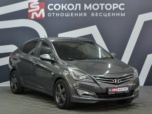 2016 Hyundai Solaris I Рестайлинг, серый