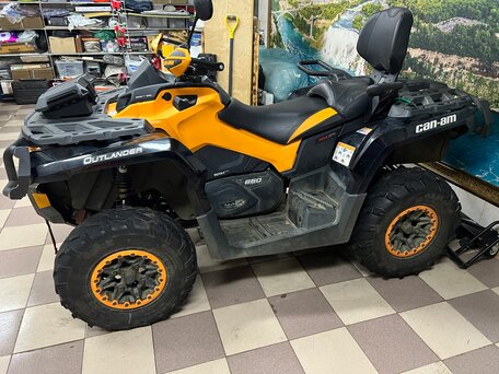 2016 BRP Can-Am Outlander Max XT-P 650T, оранжевый, 1090000 рублей, вид 5