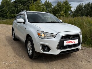 2013 Mitsubishi ASX I Рестайлинг, белый, 1050000 рублей, вид 3
