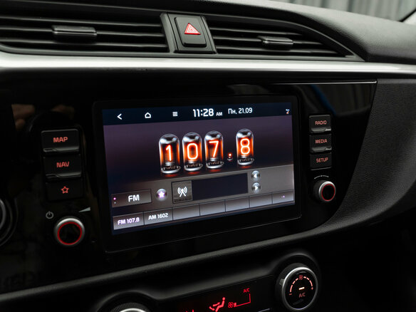 2020 Kia Rio X IV Рестайлинг, синий, 1470000 рублей - вид 18