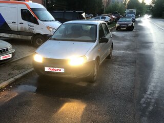 2008 Lada (ВАЗ) Kalina I, серебристый, 150000 рублей, вид 2