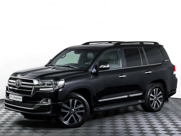2019 Toyota Land Cruiser 200 Series Рестайлинг 2, чёрный - вид 24
