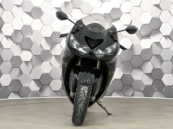 2006 Kawasaki ZZR 1400, чёрный - вид 4