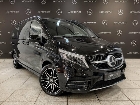2019 Mercedes-Benz V-Класс Long 220 d длинный III (W447) Рестайлинг, чёрный, 7100000 рублей, вид 3