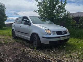 2002 Volkswagen Polo IV, серебристый, 200000 рублей, вид 2