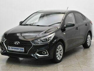 2019 Hyundai Solaris II, чёрный, 1410000 рублей, вид 1