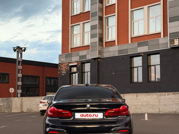 2018 BMW 5 серии 530i xDrive VII (G30/G31/G38), чёрный - вид 2