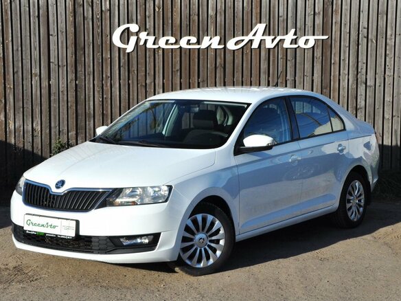 2017 Skoda Rapid I Рестайлинг, белый, 1170000 рублей