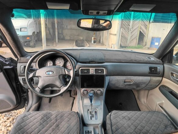 2002 Subaru Forester II, чёрный, 590000 рублей - вид 6