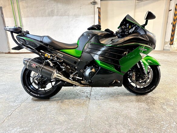 2018 Kawasaki ZZR 1400, зелёный, 1350000 рублей - вид 4