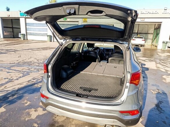 2017 Hyundai Santa Fe III Рестайлинг, серый, 2180000 рублей - вид 7
