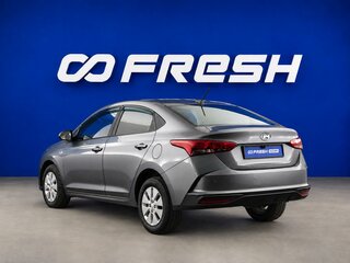 2021 Hyundai Solaris II Рестайлинг, серый, 1428444 рублей, вид 2