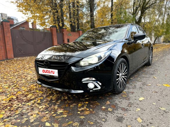 2015 Mazda 3 III (BM), чёрный, 1200000 рублей - вид 1