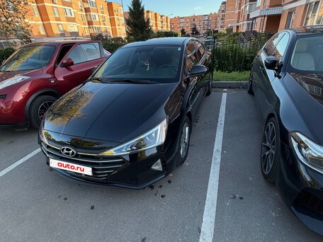 2019 Hyundai Elantra VI (AD) Рестайлинг, чёрный, 1400000 рублей, вид 3