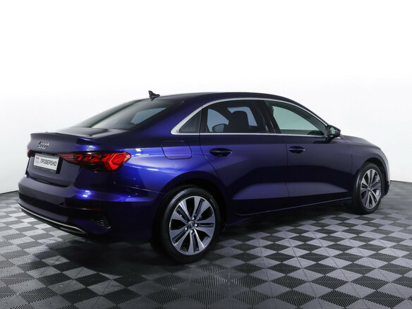 2021 Audi A3 35 TFSI IV (8Y), синий, 2653000 рублей - вид 4