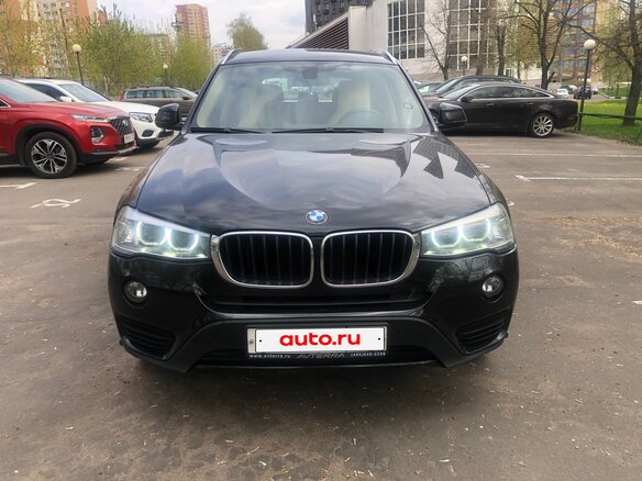 2015 BMW X3 20d xDrive II (F25) Рестайлинг, чёрный - вид 1