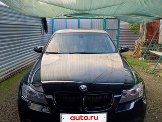 2007 BMW 3 серии 318i V (E90/E91/E92/E93), чёрный, 1300000 рублей, вид 3