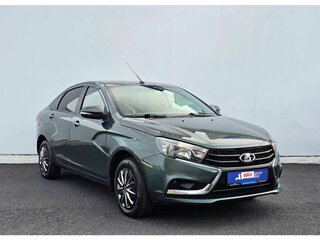 2016 Lada (ВАЗ) Vesta I, зелёный, 890000 рублей, вид 3