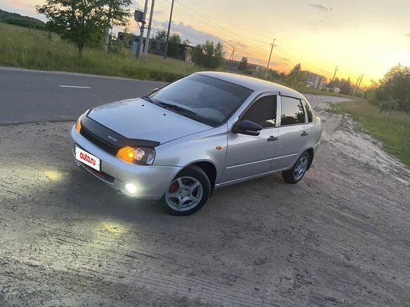 2007 Lada (ВАЗ) Kalina I, серебристый, 310000 рублей - вид 2