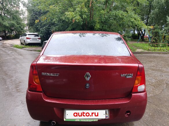 2009 Renault Logan I, красный, 359900 рублей - вид 5