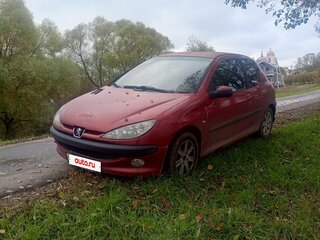 2004 Peugeot 206, красный, 150000 рублей, вид 1