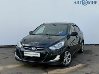 2013 Hyundai Solaris I, чёрный, 750000 рублей, вид 1