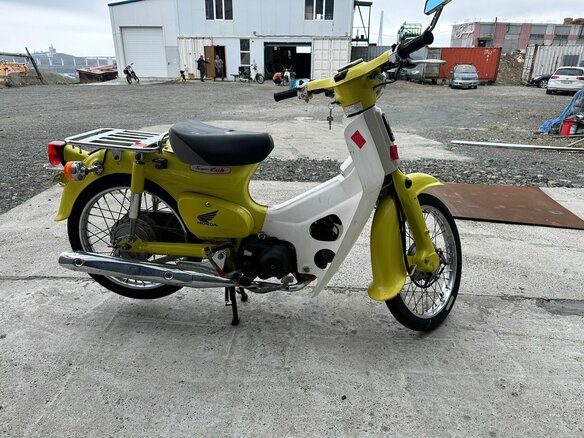 2010 Honda Super Cub, жёлтый, 75000 рублей - вид 6