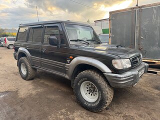 2001 Hyundai Galloper II, чёрный, 750000 рублей, вид 4