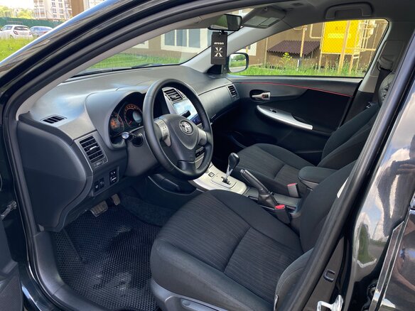 2008 Toyota Corolla AMT X (E140, E150), чёрный, 865000 рублей - вид 25