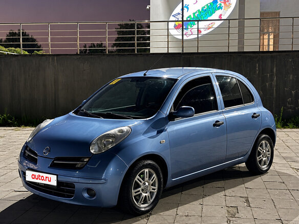 2007 Nissan Micra III (K12), синий, 460000 рублей