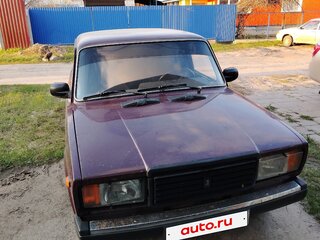 2007 Lada (ВАЗ) 2107, красный, 100000 рублей, вид 1