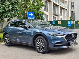 2021 Mazda CX-4 I Рестайлинг, голубой, 1580500 рублей, вид 3