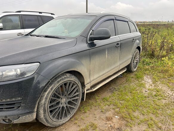 2008 Audi Q7 I (4L), чёрный, 750000 рублей - вид 2