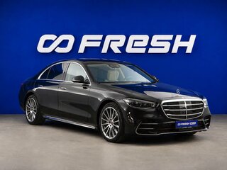 2021 Mercedes-Benz S-Класс 500 4MATIC VII (W223), чёрный, 8693055 рублей, вид 1