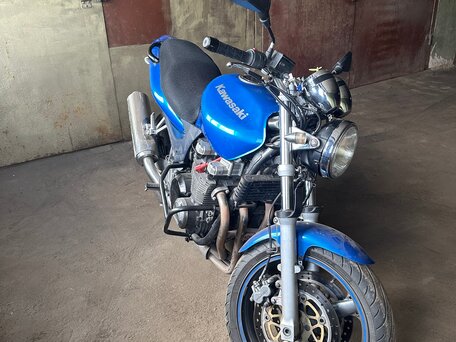 2001 Kawasaki ZR-7, синий, 250000 рублей, вид 2