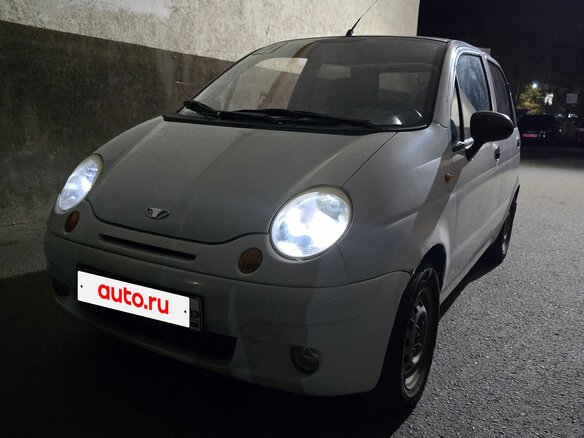 2004 Daewoo Matiz I Рестайлинг, белый, 84999 рублей
