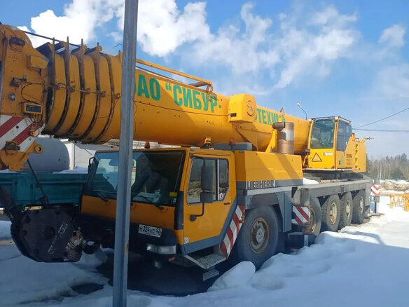 2001 Liebherr LTM краны с телескопической стрелой, жёлтый, 70000000 рублей - вид 1