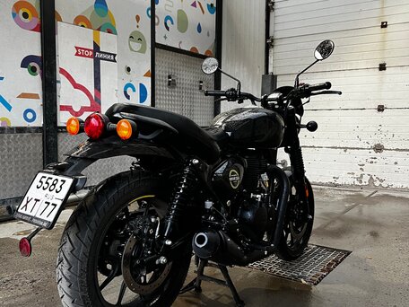 2024 Royal Enfield Hunter, чёрный, 365000 рублей, вид 5