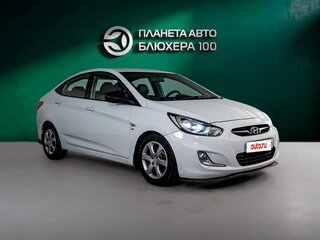 2011 Hyundai Solaris I, белый, 748000 рублей, вид 4