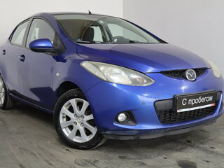 2008 Mazda 2 II (DE), синий, 449000 рублей, вид 1