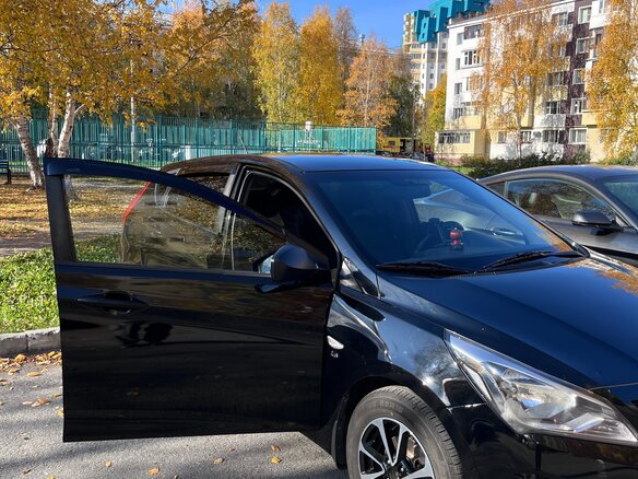 2015 Hyundai Solaris I Рестайлинг, чёрный - вид 6