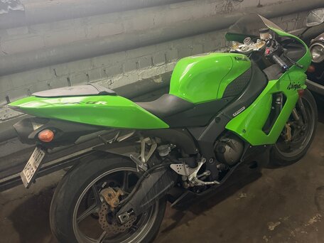 2006 Kawasaki ZX-6R Ninja, зелёный, 650000 рублей, вид 2