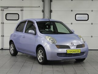 2003 Nissan March III (K12), голубой, 217000 рублей, вид 3