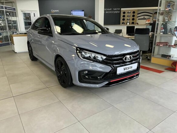 2026 Lada (ВАЗ) Vesta Sport I Рестайлинг (NG), серый, 2422000 рублей - вид 2