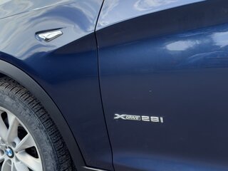 2017 BMW X3 28i xDrive II (F25) Рестайлинг, синий, 2600000 рублей, вид 2