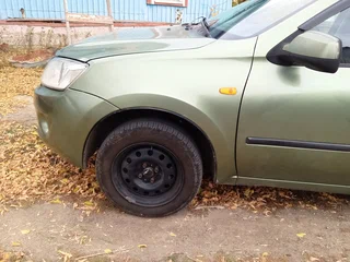 2013 Lada (ВАЗ) Granta I, зелёный, 425000 рублей, вид 3