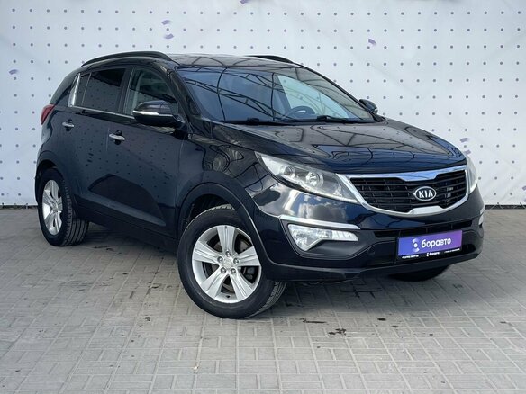 2012 Kia Sportage III, чёрный - вид 1