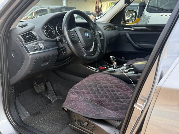 2014 BMW X3 30d xDrive II (F25), серый - вид 3