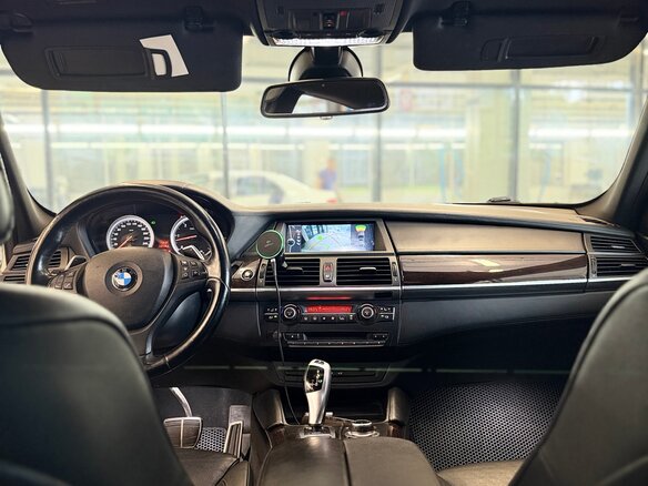 2012 BMW X6 40d I (E71) Рестайлинг, белый - вид 12