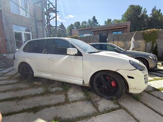 2007 Porsche Cayenne Turbo I Рестайлинг (957), чёрный, 800000 рублей, вид 4
